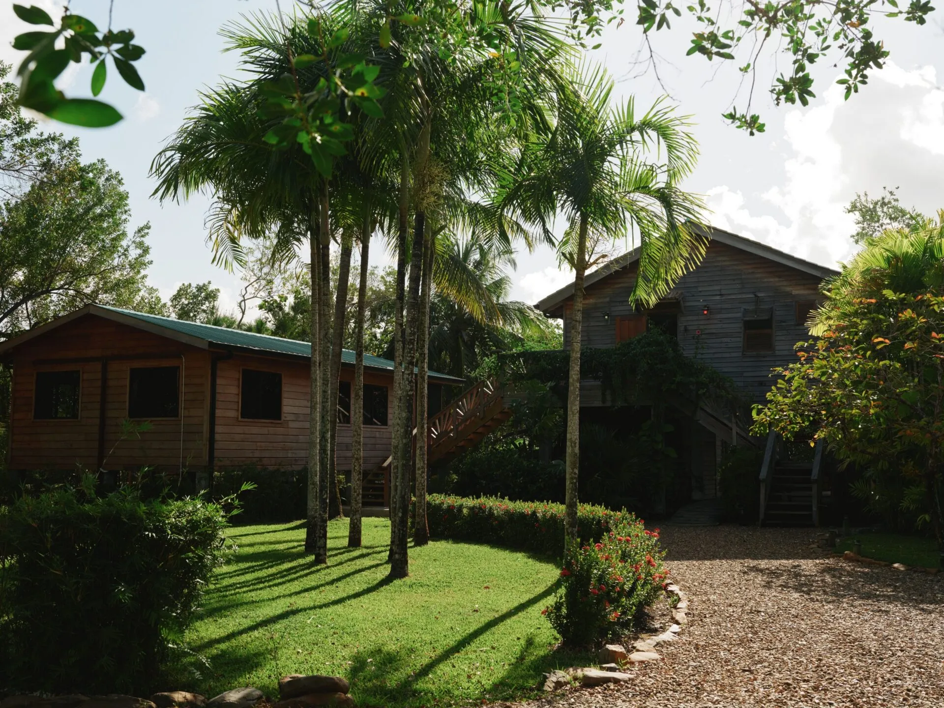 Roman's Lagoon Bungalow and addition at Turtle Inn, Placencia, Belize