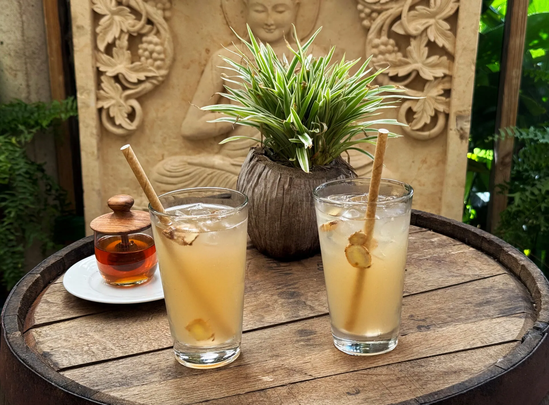 Iced Tea at the Tea House at Turtle Inn
