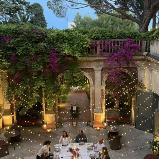 Courtyard at Palazzo Margherita