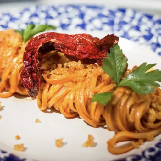 Pasta dish at Palazzo Margherita