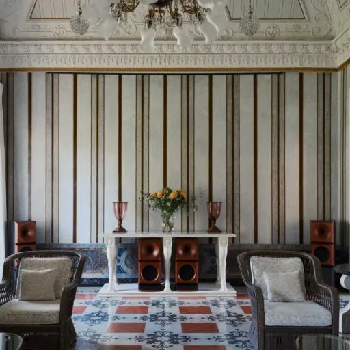 The salon at Palazzo Margherita